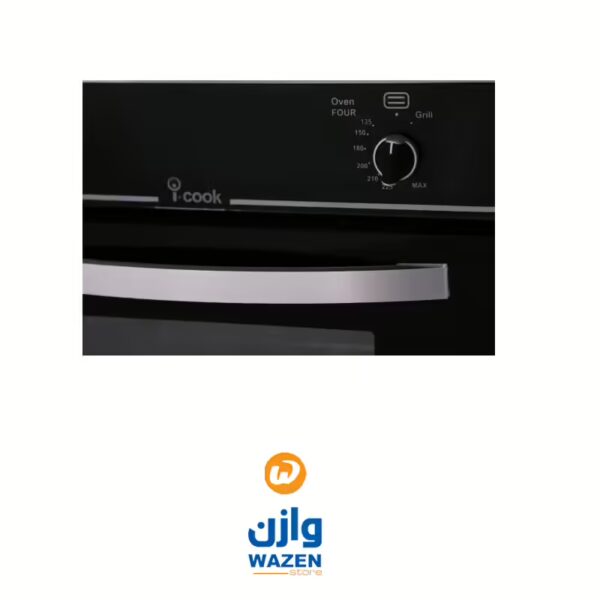 ICook Built-in Gas Oven 60 Cm Digital Grill Black BO6060G-119-DSF - Image 4
