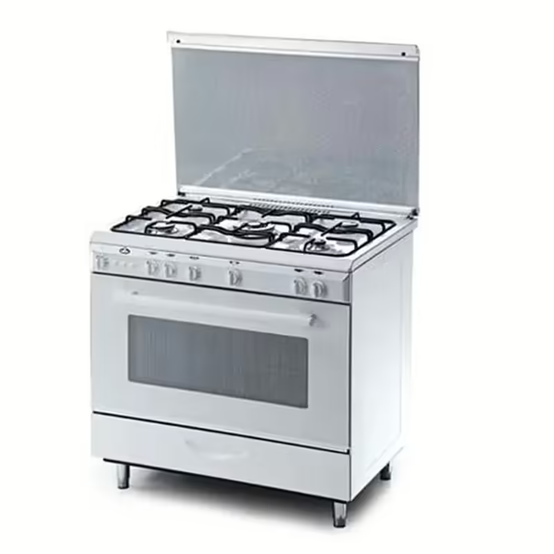 Kiriazi Bombay Gas Cooker 5 Burners Stainless Steel 9604F