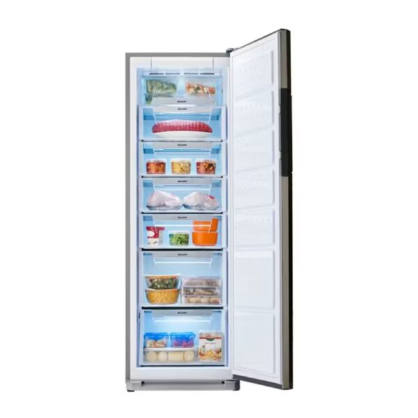 Sharp Deep Freezer 300 Liters 7 Drawers Inverter  Digital No Frost Stainless Steel FJEC27(ST)