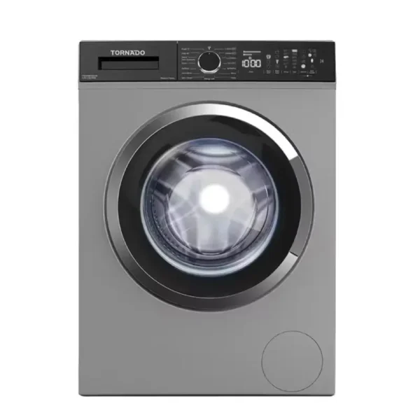 Tornado Washing Machine 8 Kg Front Loading Silver TWV-FN812SLOA
