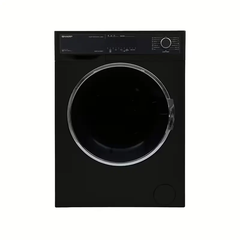 Sharp Front Loading Washing Machine 8 Kg Black ES-FP814CXE-B