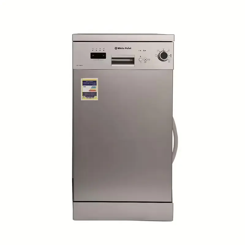 White Point Dishwasher 5 Programs 10 Place Settings Silver ‎WPD105 DS