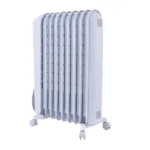 Delonghi Vento Oil Heater 9 Fins 2000 Watt White V550920