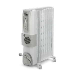 Delonghi Oil Heater 9 Fins 2500 Watt White KH770925V