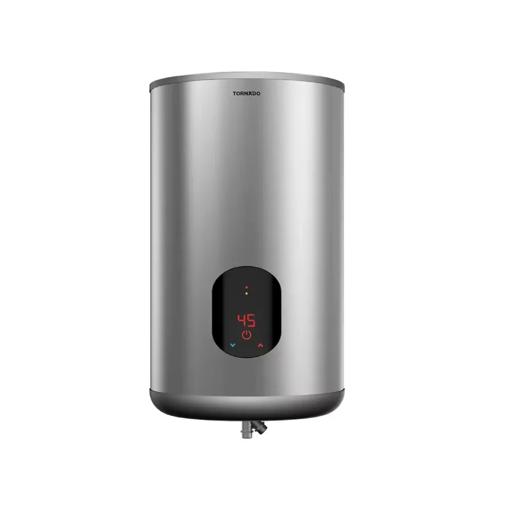 Tornado Electric Water Heater Digital 65 Liters Silver  EWH-S65CSE-S