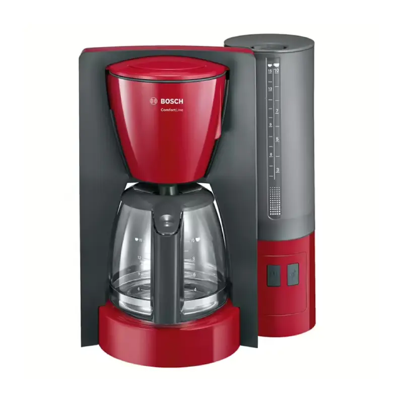 Bosch Coffee Machine Comfortline Red / Gray - 1200 Watt TKA6A044