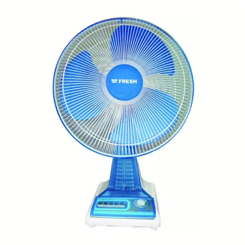 Fresh Amira Table Fan - White/Grey 16 Inch