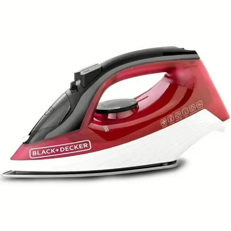 Black & Decker Steam Iron Red - 1600 Watt X1550