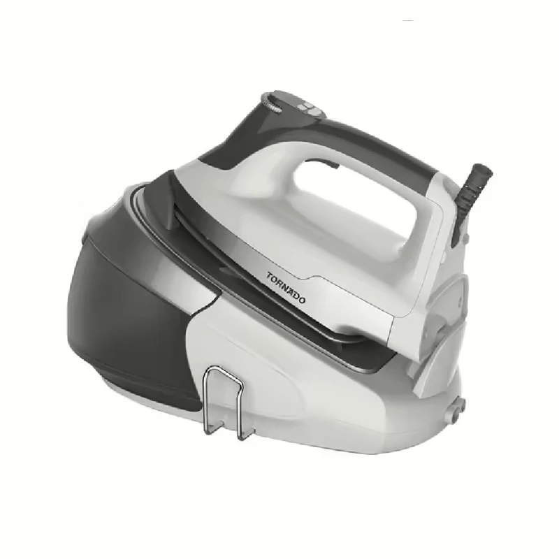 Tornado Steam Iron Gray x White Ceramic Soleplate 2400 Watt TSS-2400