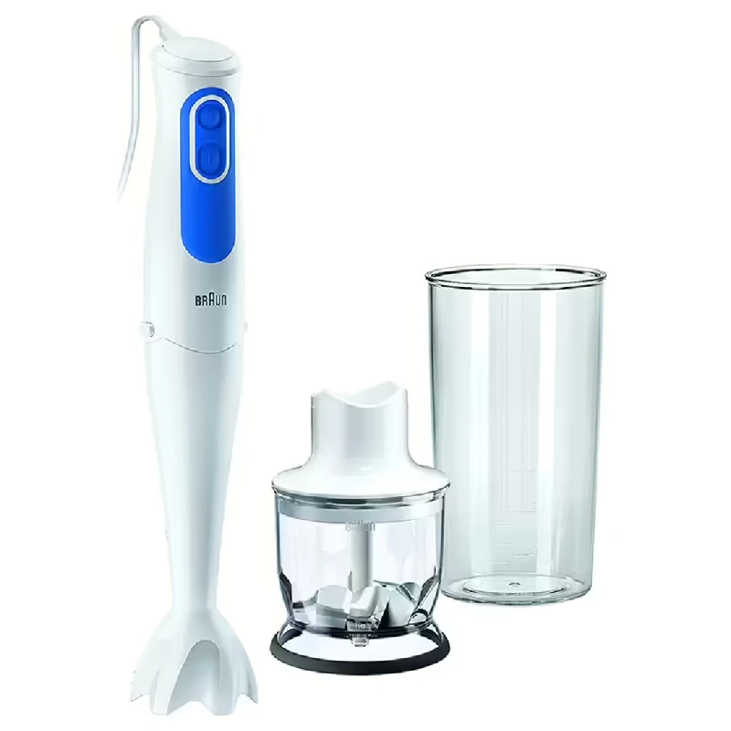 Braun MultiQuick 3 Hand Blender With Chopper White x Blue 700 Watt MQ 3020 Pasta