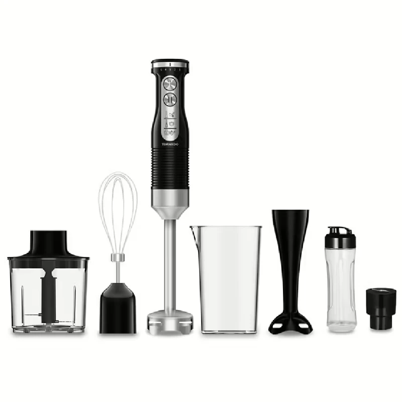 Tornado Hand Blender With Black Stainless Steel Whisk 600 Watt THB 600C