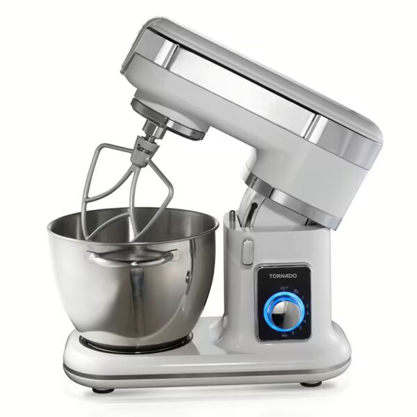 Tornado Stand Mixer 700 Watt 4.5 Liter Stainless Bowl   White SM-700 - Image 2
