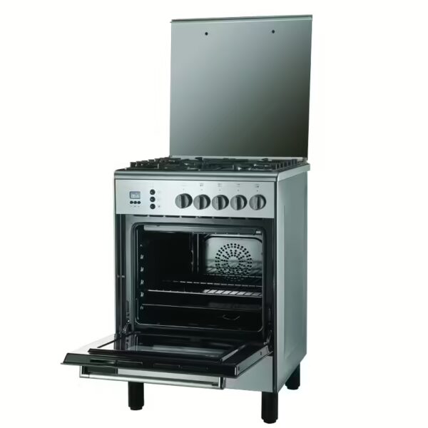 La Germania Classica Gas Cooker 4 Burners Stainless Steel 6C80GLA1X4AWW - Image 3