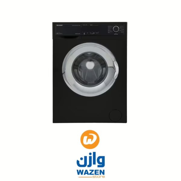 Sharp Front Loading Washing Machine 7 Kg Black ES-FP710CXE-B - Image 2