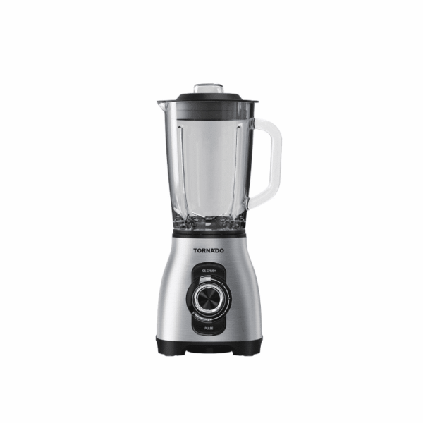 Tornado Electric Blender 800 Watt 1.75 Liter 5 Speeds Silver BL-800T