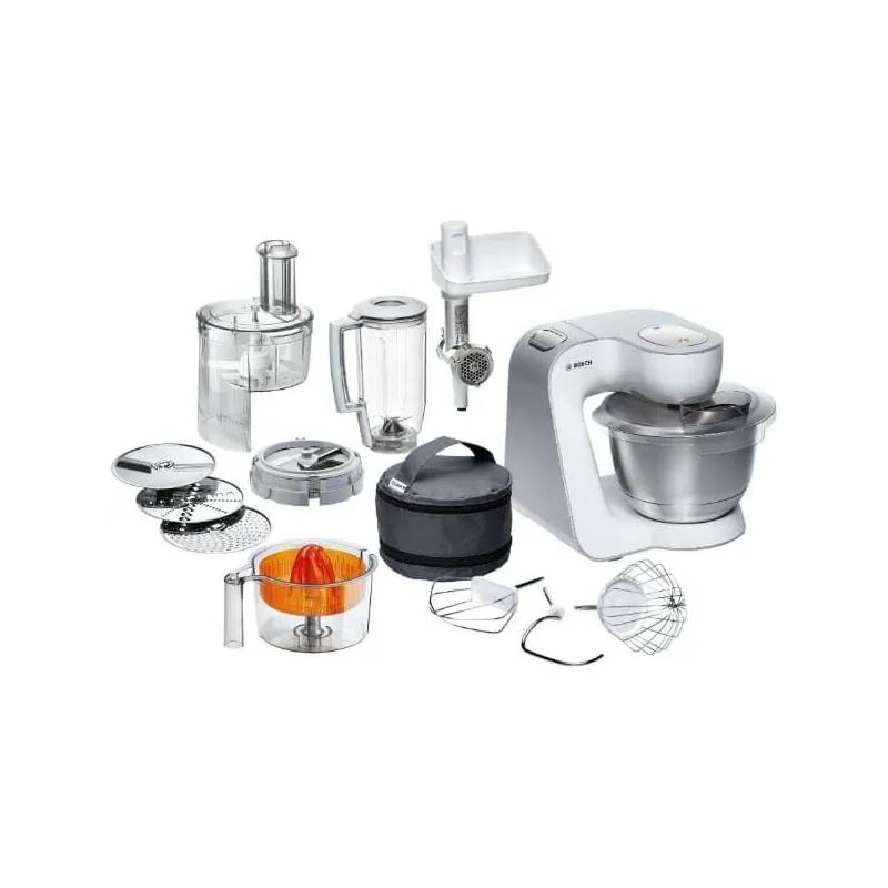 Bosch Kitchen Machine 900 Watt White × Silver MUM54251