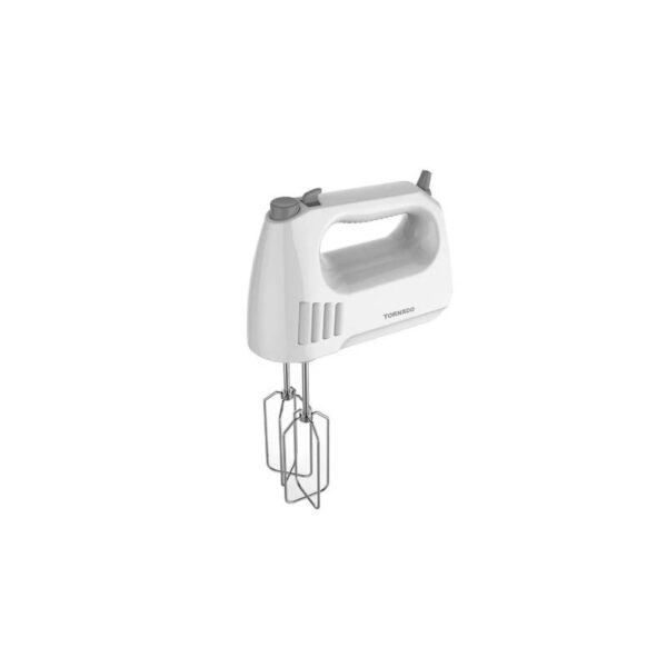 Tornado Hand Mixer 300 Watt 4 Speeds Turbo Speed White HM-300T