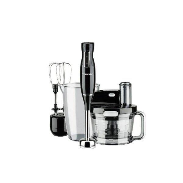 Tornado Hand Blender 1000 Watt Food Processor Whisk Black THB-1000MK