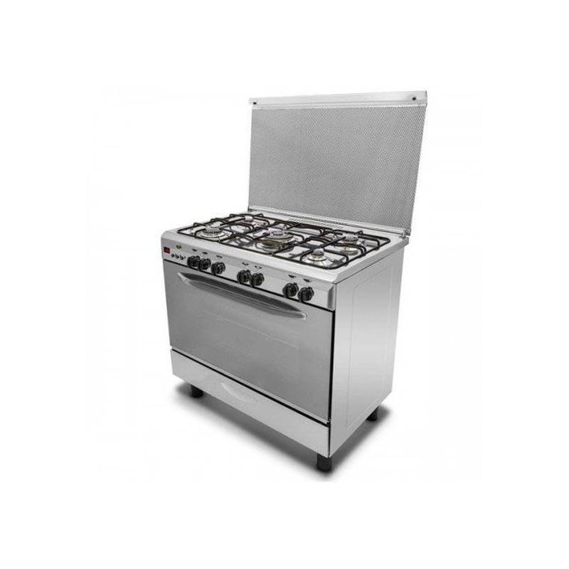 kiriazi-bombay-gas-cooker-5-burners-stainless-steel-9604f