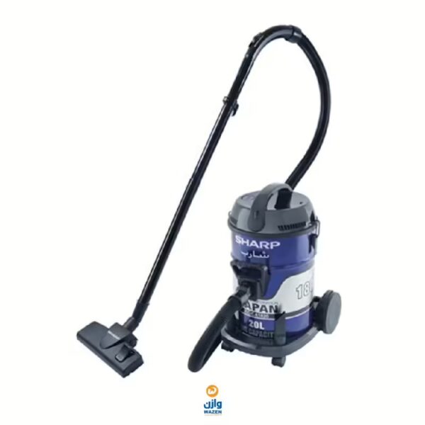 ⁦مكنسة كهربائية شارب برميلية 1800 وات أزرق مع فلتر قماش EC-CA1820-X⁩ - الصورة ⁦6⁩