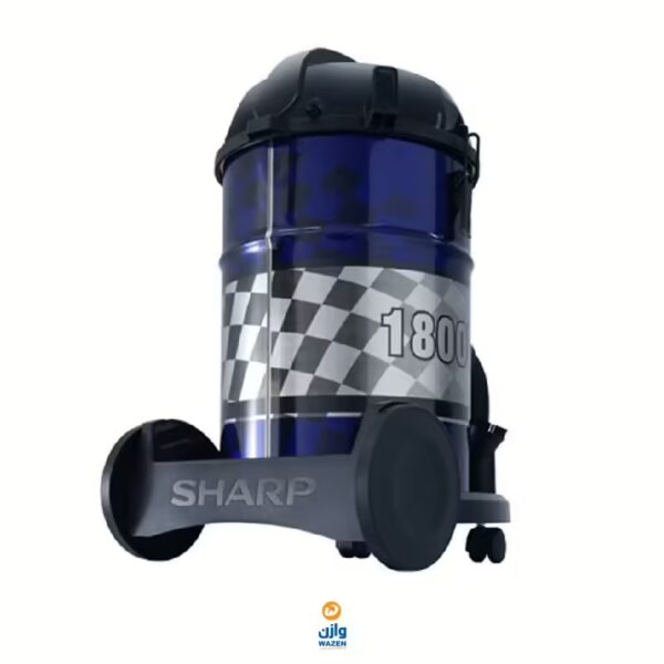 ⁦مكنسة كهربائية شارب برميلية 1800 وات أزرق مع فلتر قماش EC-CA1820-X⁩ - الصورة ⁦5⁩