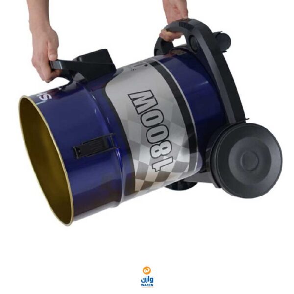 ⁦مكنسة كهربائية شارب برميلية 1800 وات أزرق مع فلتر قماش EC-CA1820-X⁩ - الصورة ⁦3⁩