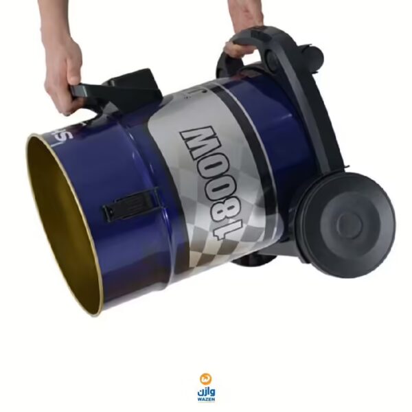 ⁦مكنسة كهربائية شارب برميلية 1800 وات أزرق مع فلتر قماش EC-CA1820-X⁩ - الصورة ⁦3⁩