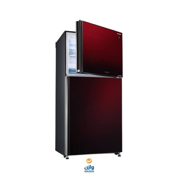 Sharp No Frost Digital Refrigerator 450L Red Inverter SJ-GV58G-RD - Image 2