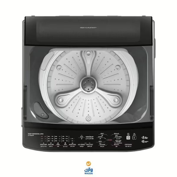 Sharp Top Load Washing Machine 9 Kg Silver ES-TN09GSLP - Image 2