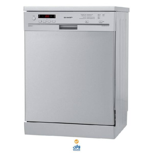 Sharp Dishwasher Digital 15 Place Settings Silver QW-V815-SS2 - Image 2