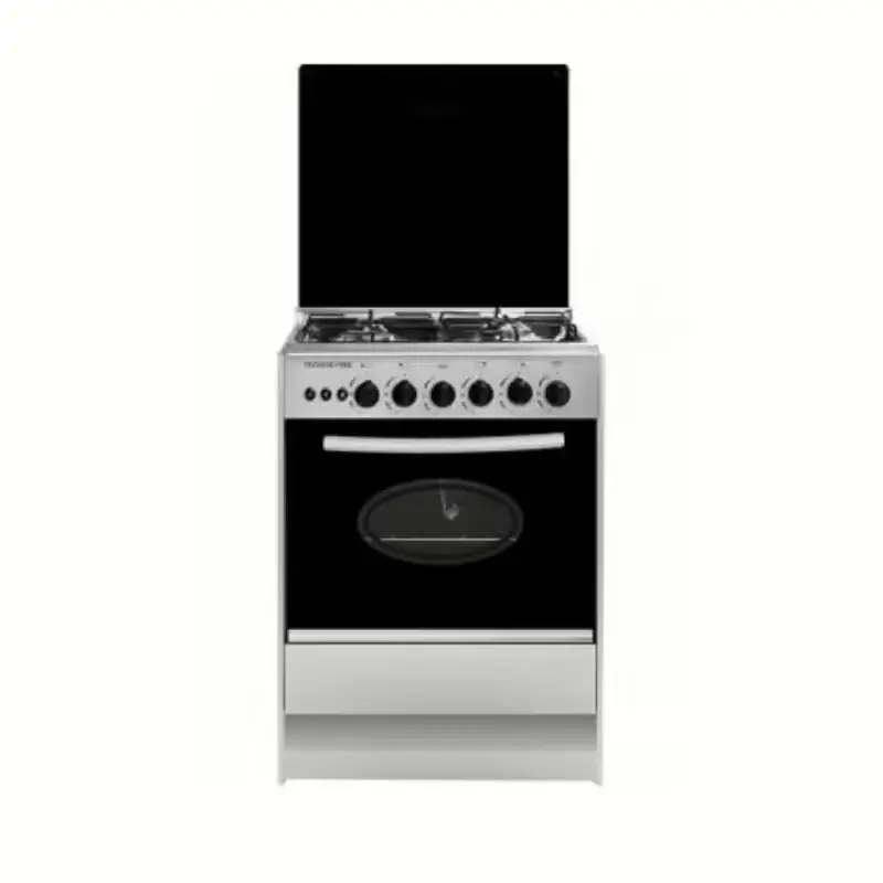 Techno Fire Gas Cooker 4 Burners Stainless Steel TF80SG