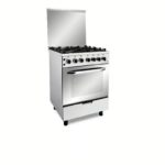 Fresh Rainbow Gas Cooker 4 Burners Silver 4092