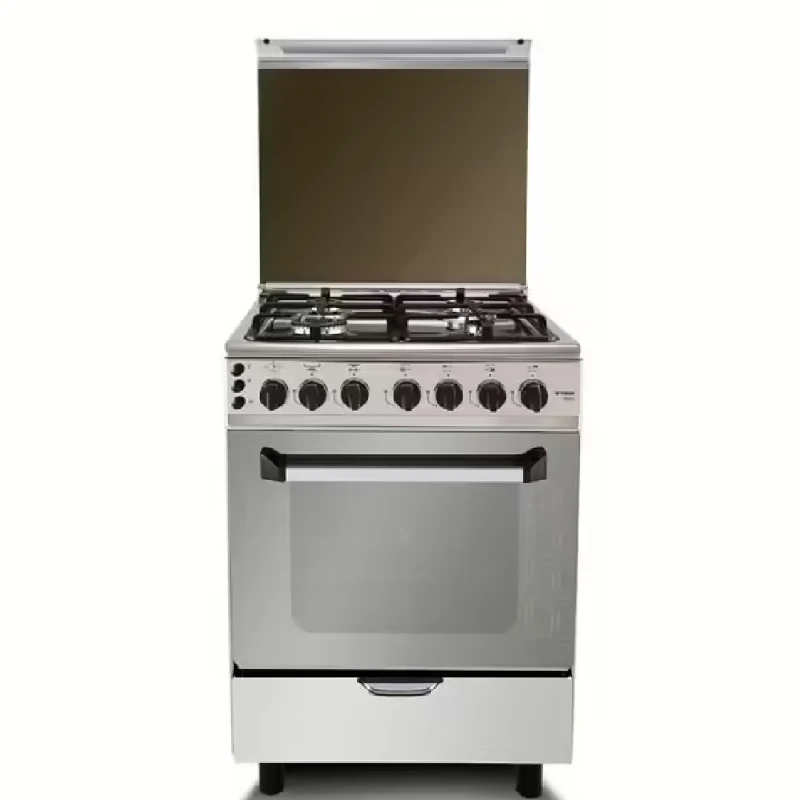 Fresh Rainbow Gas Cooker 4 Burners Silver 0311