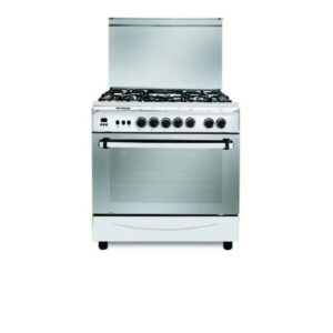 fresh-italiano-gas-cooker-5-burners-cast-safety-fan-silver-4892 fresh-italiano-gas-cooker-5-burners-cast-safety-fan-silver-4892