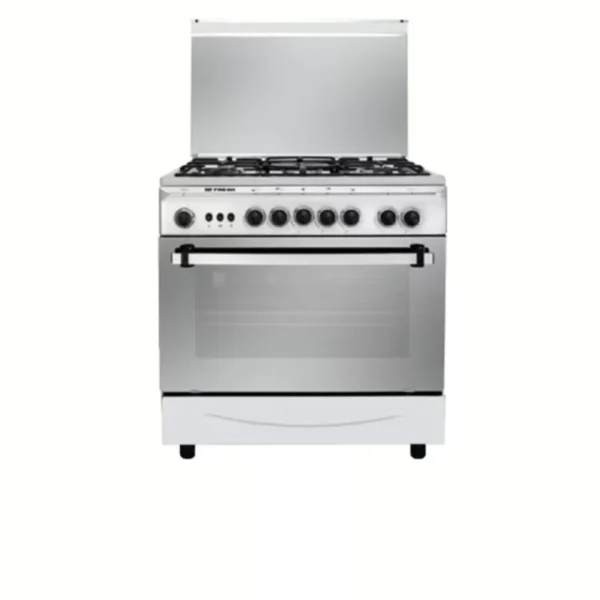 fresh-italiano-gas-cooker-5-burners-cast-fan-silver-3423
