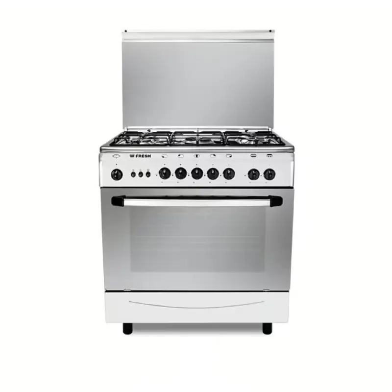 Fresh Forno Gas Cooker 5 Burners Stainless Steel Fan 2992