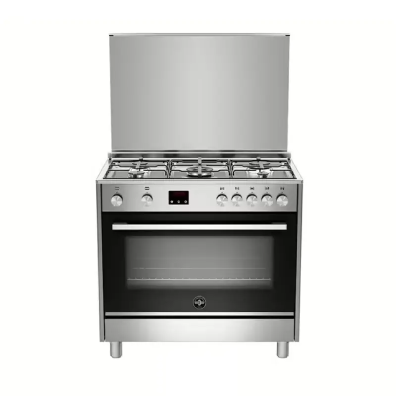 La Germania Gas Cooker 5 Burners Black x Stainless Steel TUS95C81CX