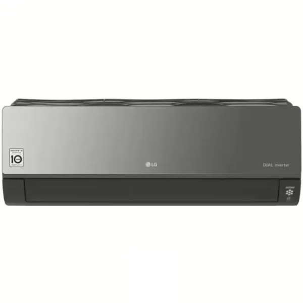 تكييف إل جي دوال 3 حصان انفرتر بارد وساخن لون فضي داكن S4NW24K2RME ARTCOOL