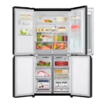 LG Refrigerator 508 Liters No Frost Black Steel GCX22FTQEL