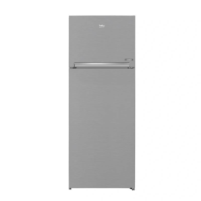 Beko Refrigerator 408 Liters No Frost Top Mount With ProSmart Inverter Compressor Stainless Steel RDNE448M20XB