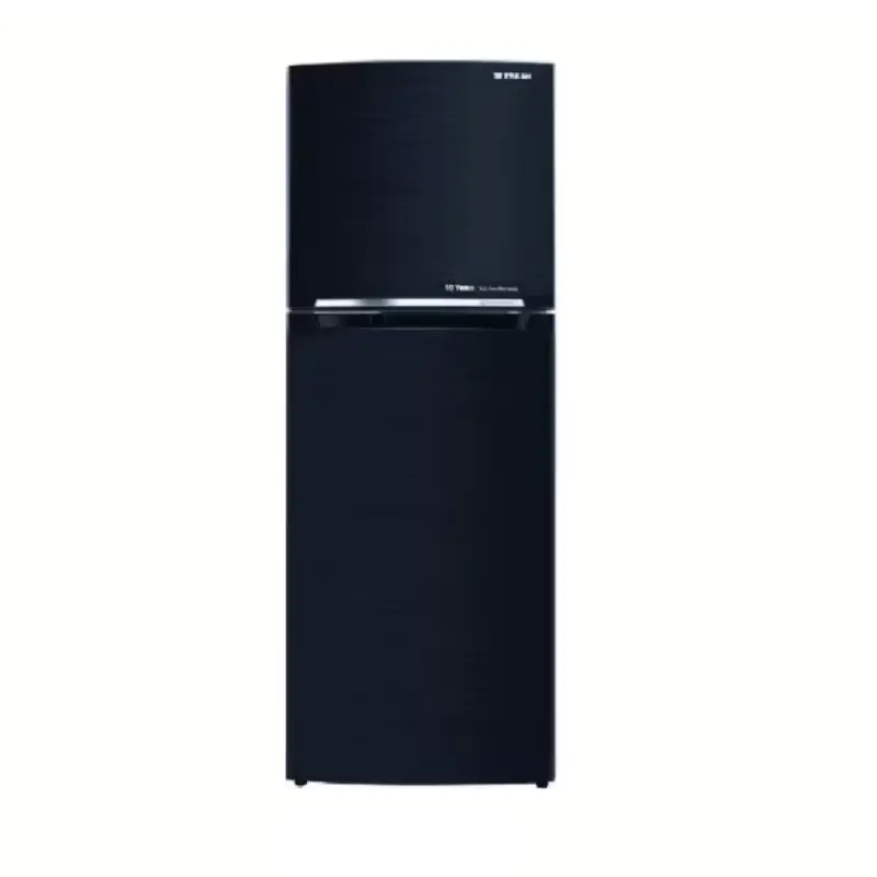 Fresh Top Mount Freezer Refrigerator 329 Liters Black FNTBR370BB