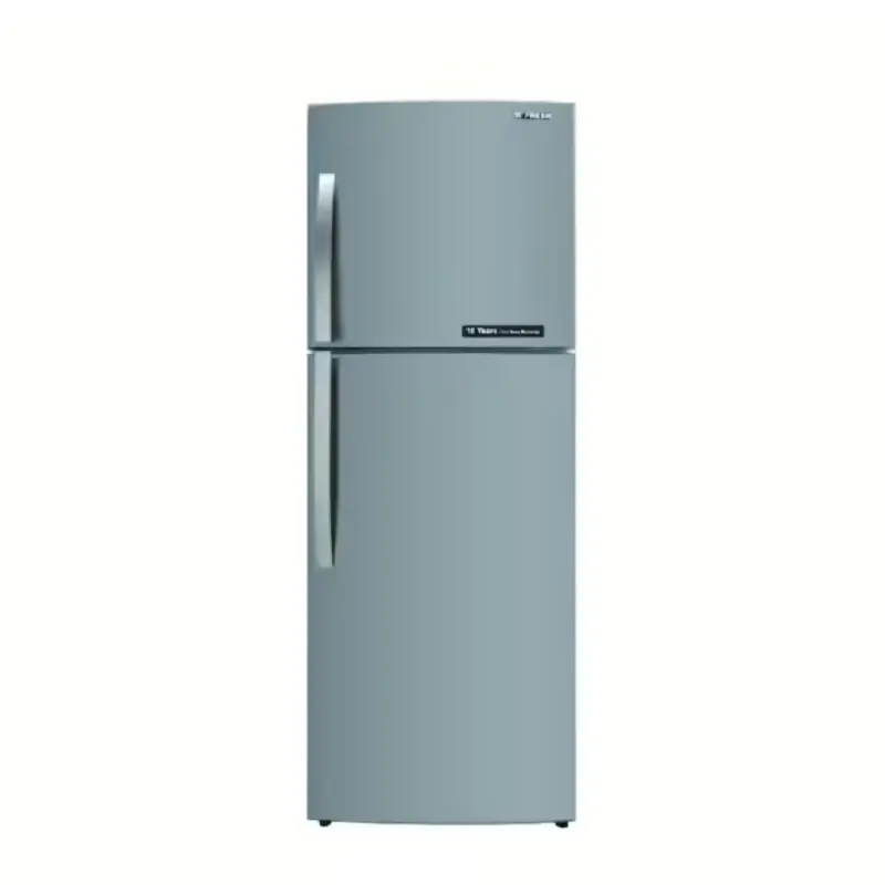 Fresh Top Mount Freezer Refrigerator 329 Liters Plasma Stainless Steel FNTBR370KT