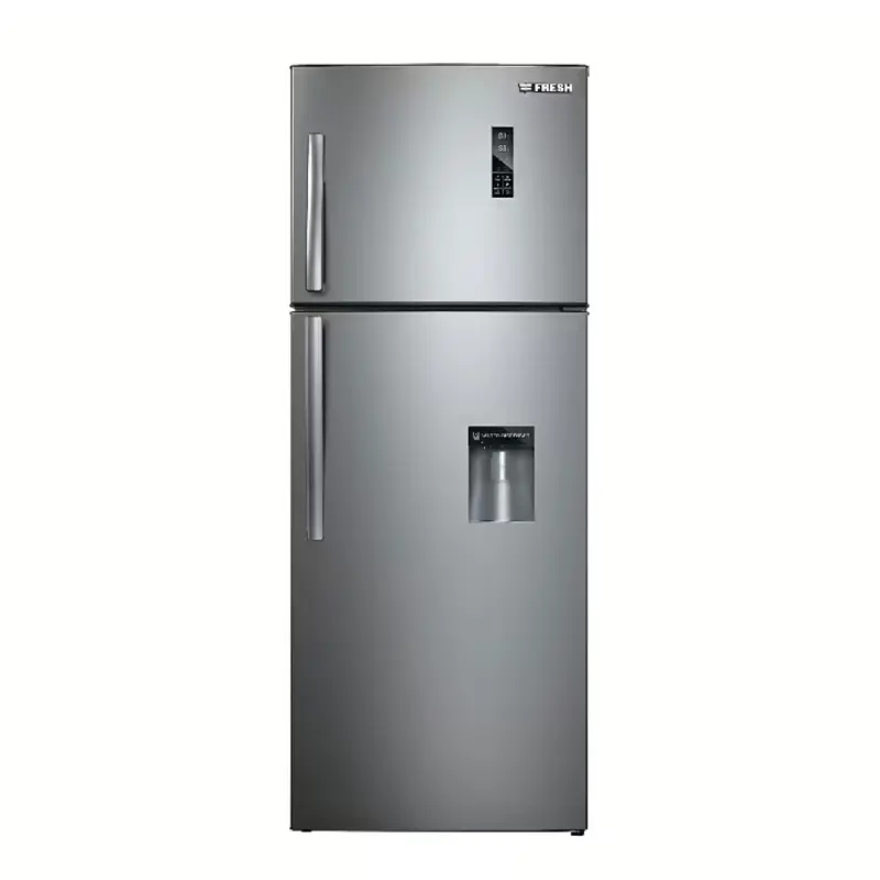 Fresh Digital Top Mount Freezer Refrigerator 426 Liters Stainless Steel With Water Dispenser FNTD540YT