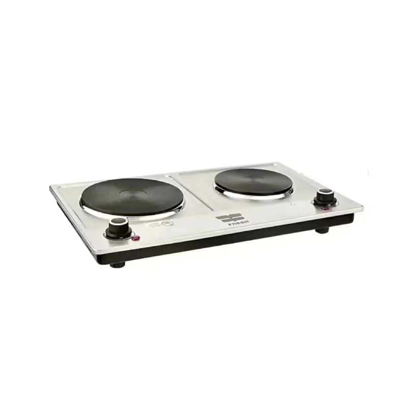 Fresh Flat Cooker 2 Stainless Steel Burners