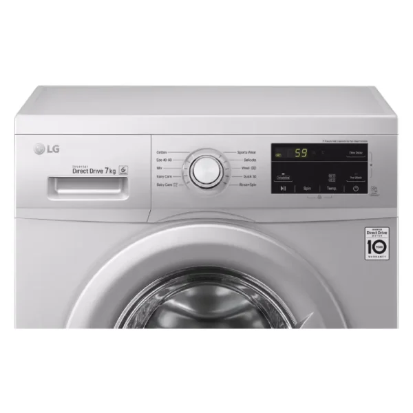 LG Washing Machine 7 Kg Silver FH2J3QDNG5