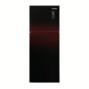 Fresh Digital Refrigerator 397 Liters Burgundy Glass FNTMR470YGDR