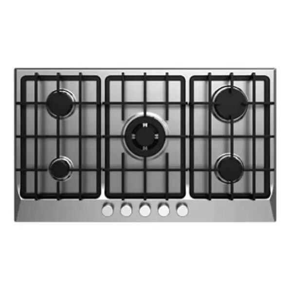 Fresh Built In Hob 5 Burners Safety Stainless Steel HAFR90CMS