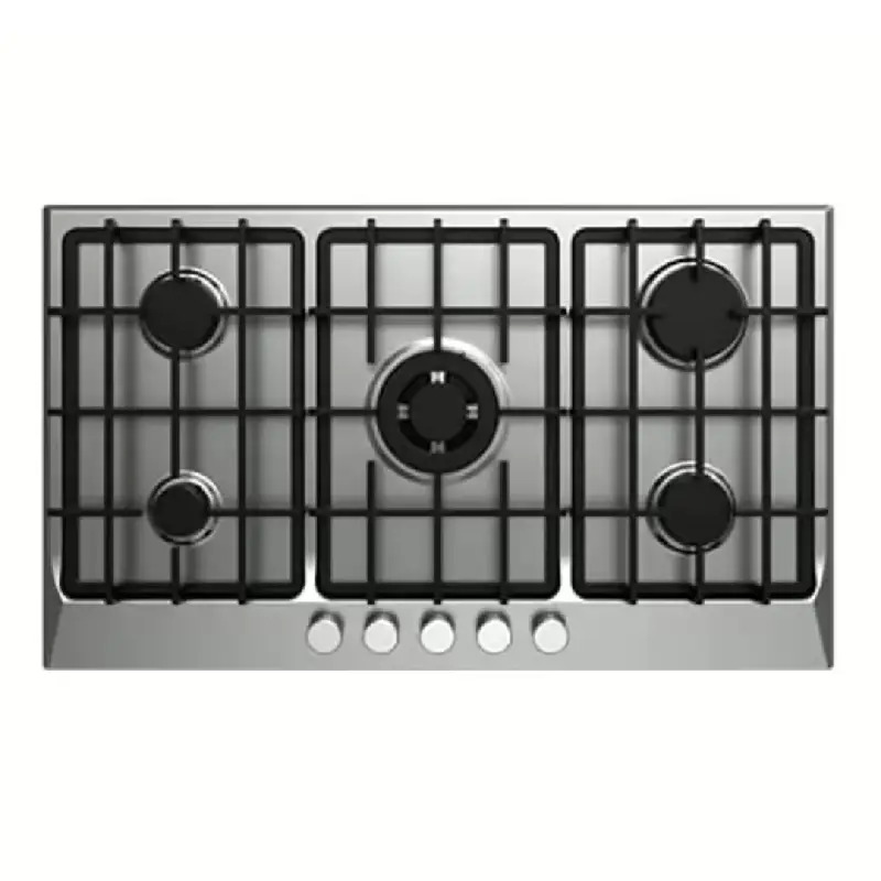 Fresh Built In Hob 5 Burners Safety Stainless Steel HAFR90CMS (8866)