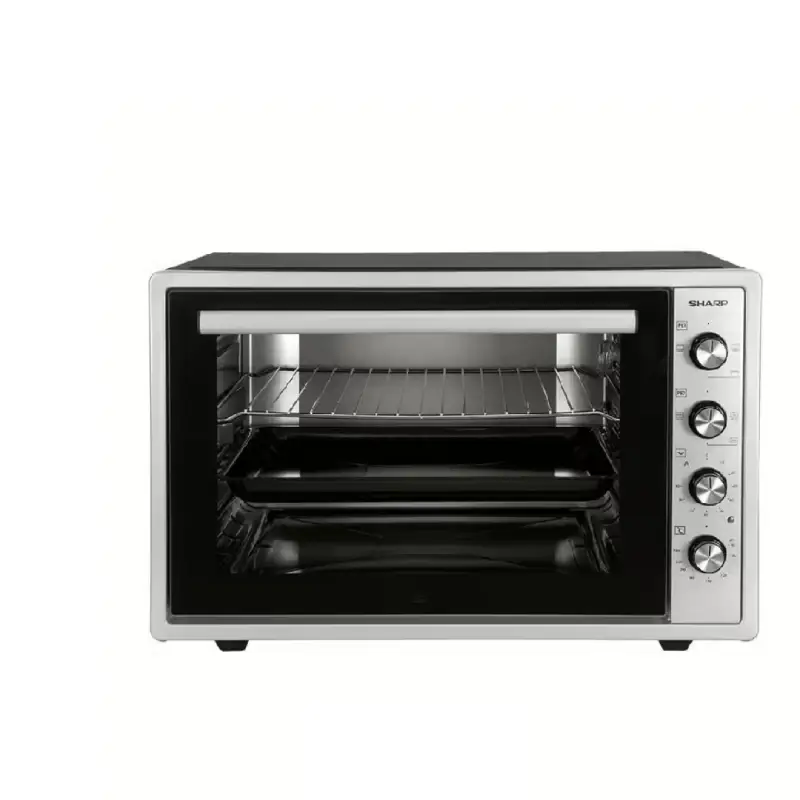 Sharp Electric Oven 70 Liter 1800 Watt Fan Grill Silver x Black EO-S70-ES2