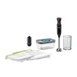 Bosch Hand Blender Ergo Mix 1000 Watt With Vacuum Storage System Black MS6CB61V1